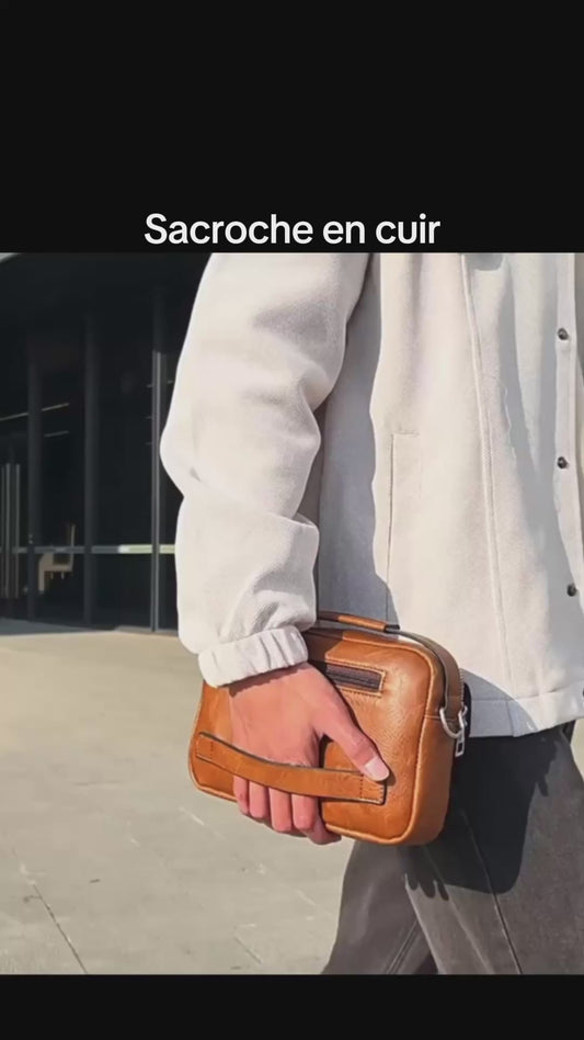 Bandoulière VEREL  en Cuir de Vachette